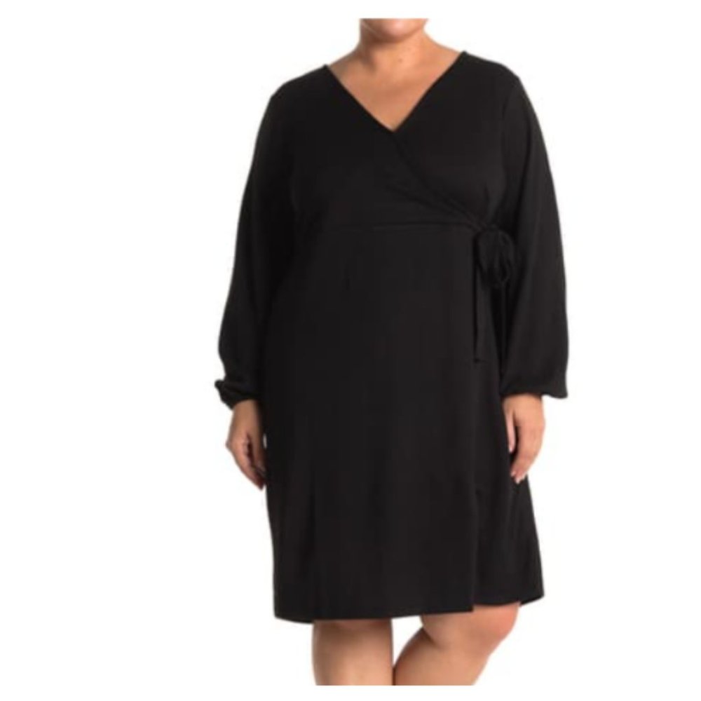 Sanctuary Black Knit Knee Length Dress